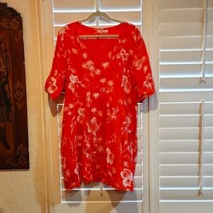 Cotton/Linen casual dress, Size 14